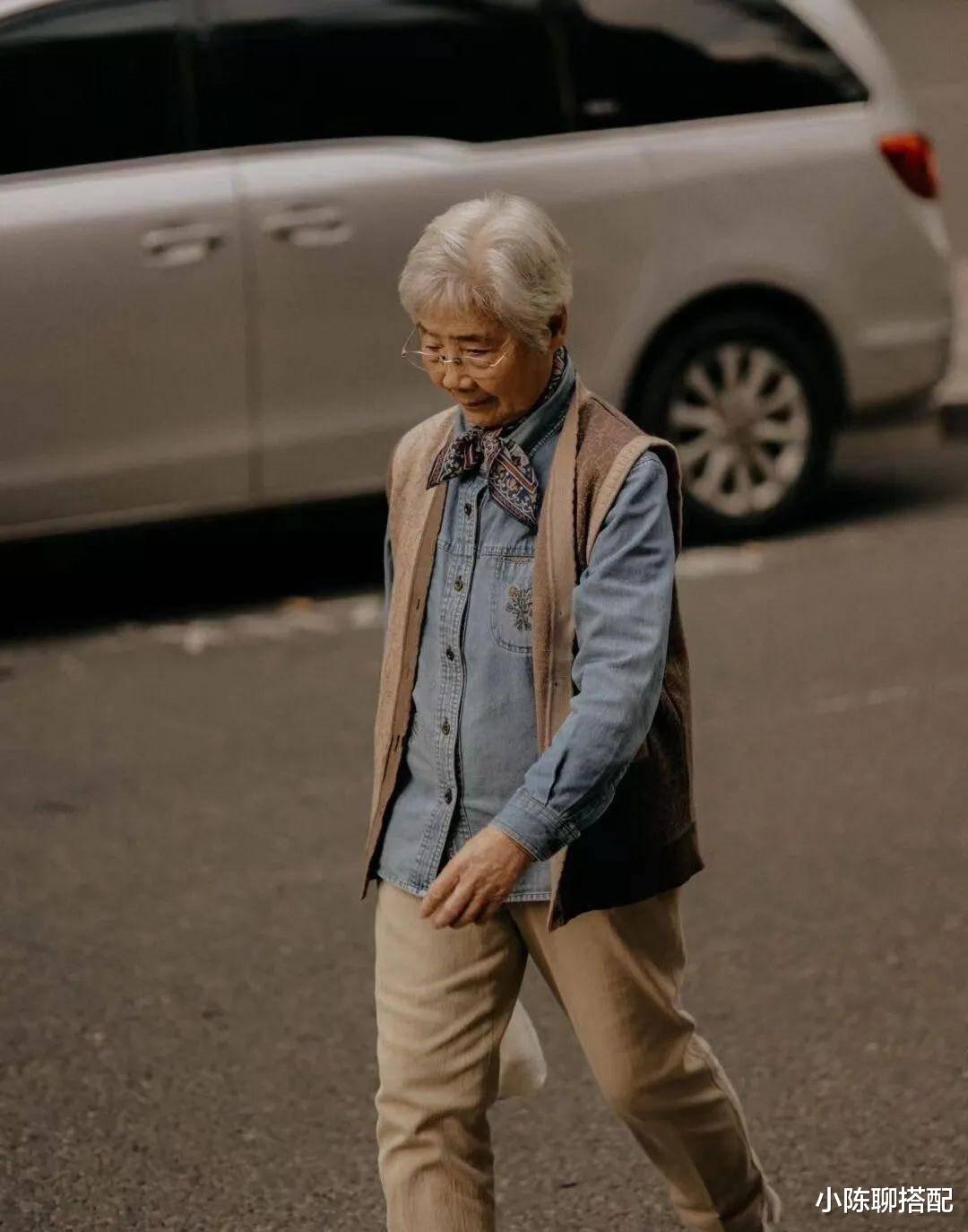 上海奶奶为“中国大妈”正名！打扮清爽不油腻，满脸褶子也高级 图18