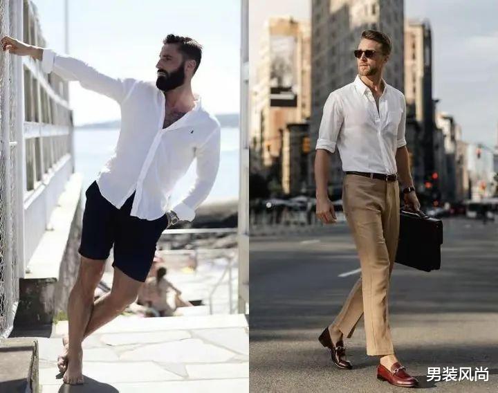男士白色衬衫搭配什么颜色的裤子，既商务又休闲还显时尚气质？ 图20