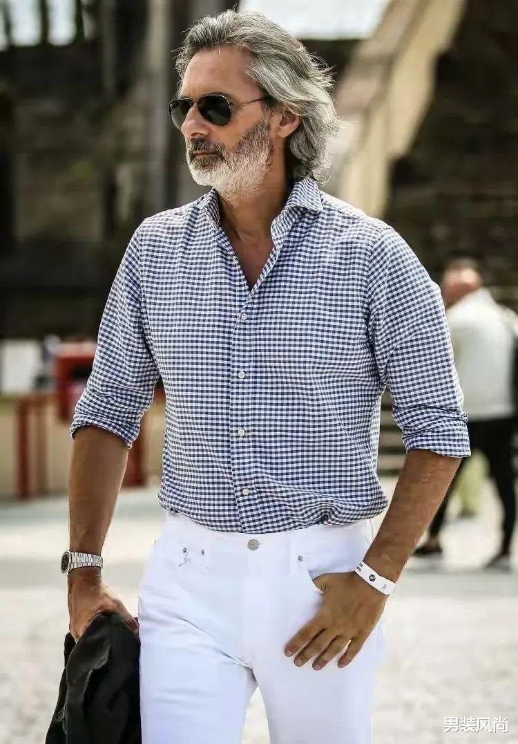 夏季男士白色牛仔裤如何搭配各类单品，既显高级时尚又显品味气质？ 图3