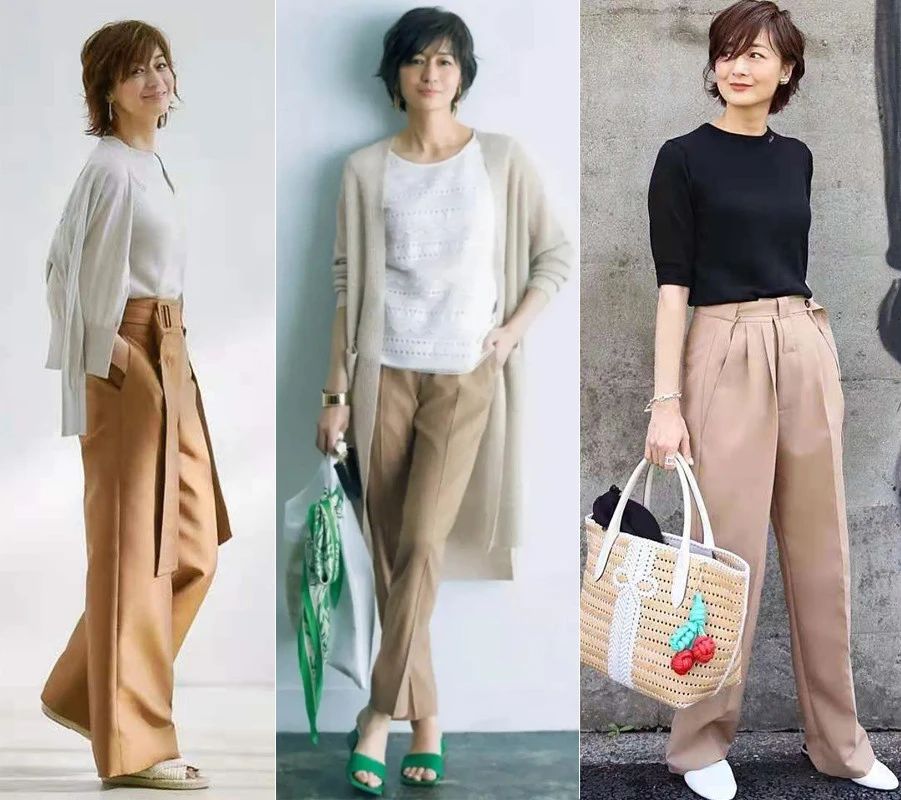 40岁女人衣服不用买太多，学日本主妇穿基础款，美得高级不做作 图9
