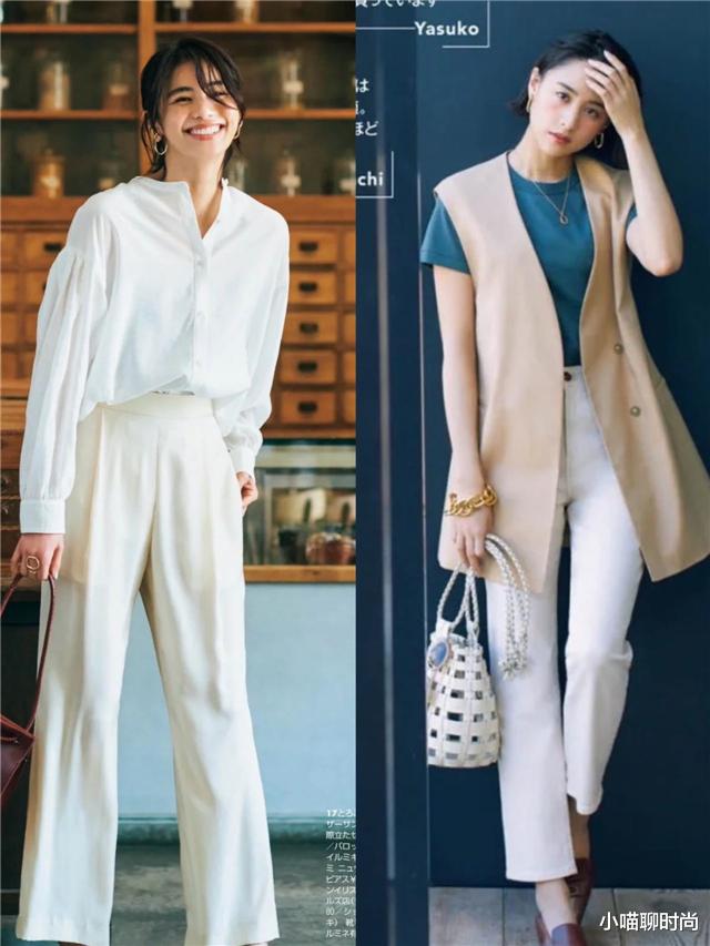 为什么劝你多穿“白裤子”，看日本女人就知道了，美得多优雅知性 图10