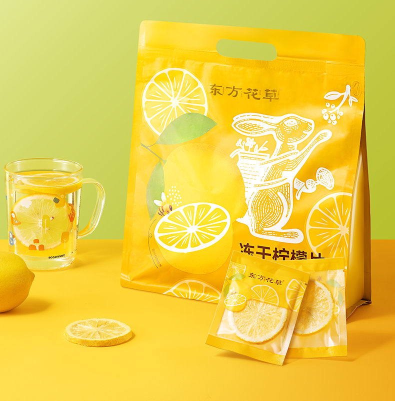 东方花草 新鲜冻干柠檬片