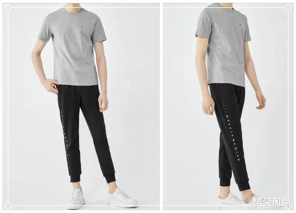 夏季男士灰色短袖T恤搭配什么类似的裤子与鞋子既显高级又显时尚气质？ 图10