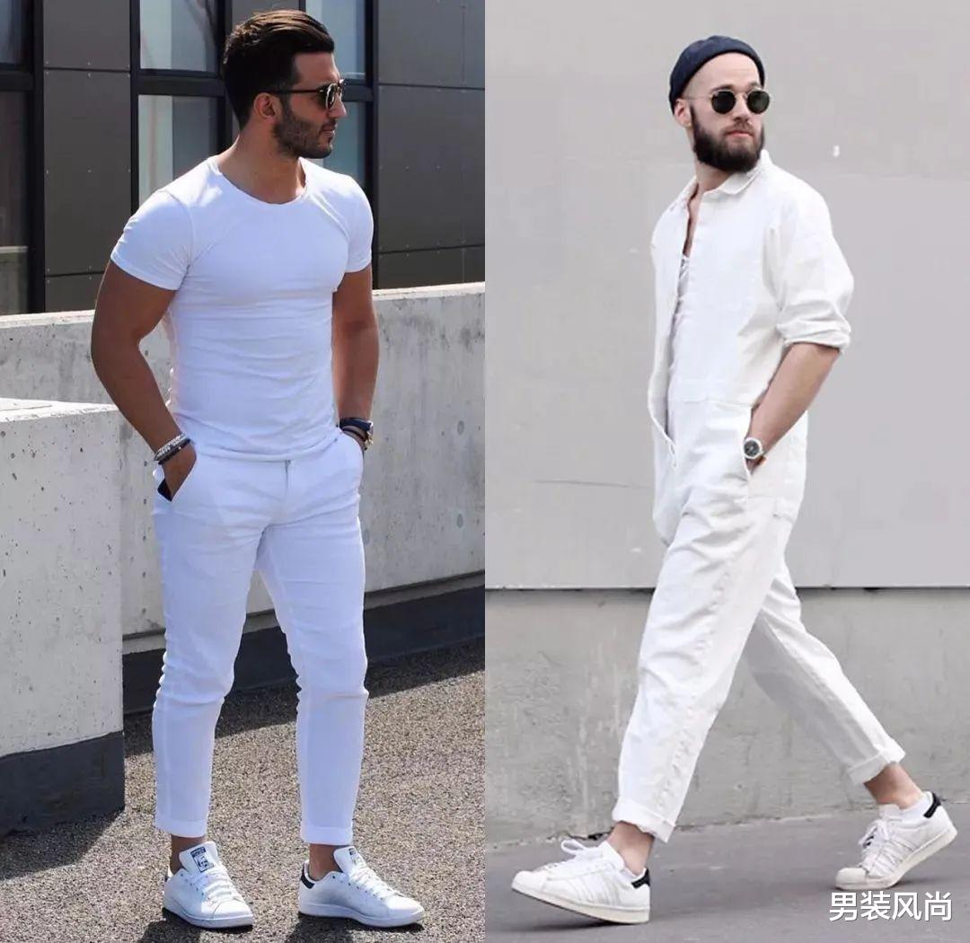 男士白色短袖T恤搭配什么颜色牛仔裤既显高级又显时尚年轻？ 图20