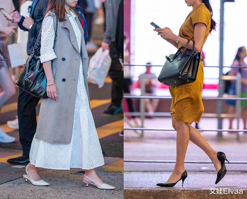 被香港女生街拍惊艳到：衣穿牛仔，鞋穿浅口，减龄洋气又时髦 图7