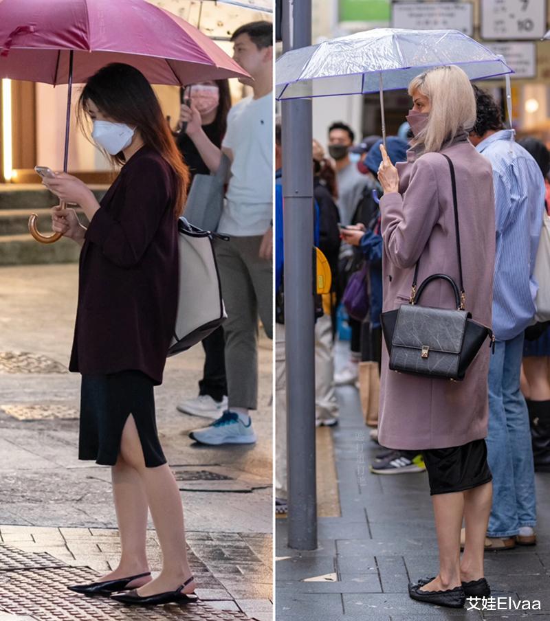 被香港女生街拍惊艳到：衣穿牛仔，鞋穿浅口，减龄洋气又时髦 图6