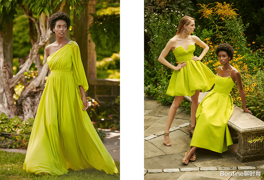 Sachin & Babi 2023春夏系列，修身裙装，蝴蝶结的装饰 图1