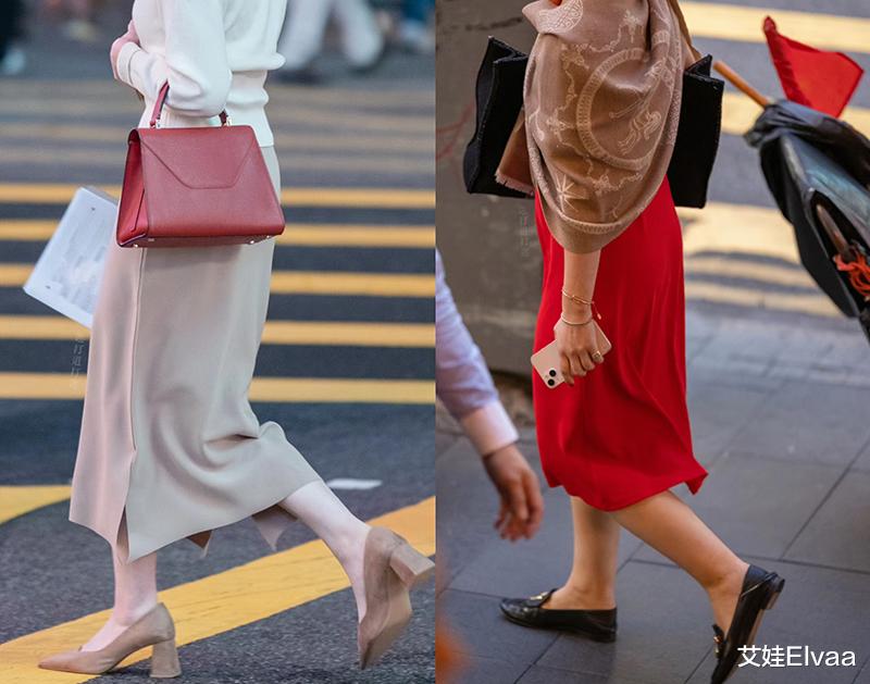 被香港女生街拍惊艳到：衣穿牛仔，鞋穿浅口，减龄洋气又时髦 图5
